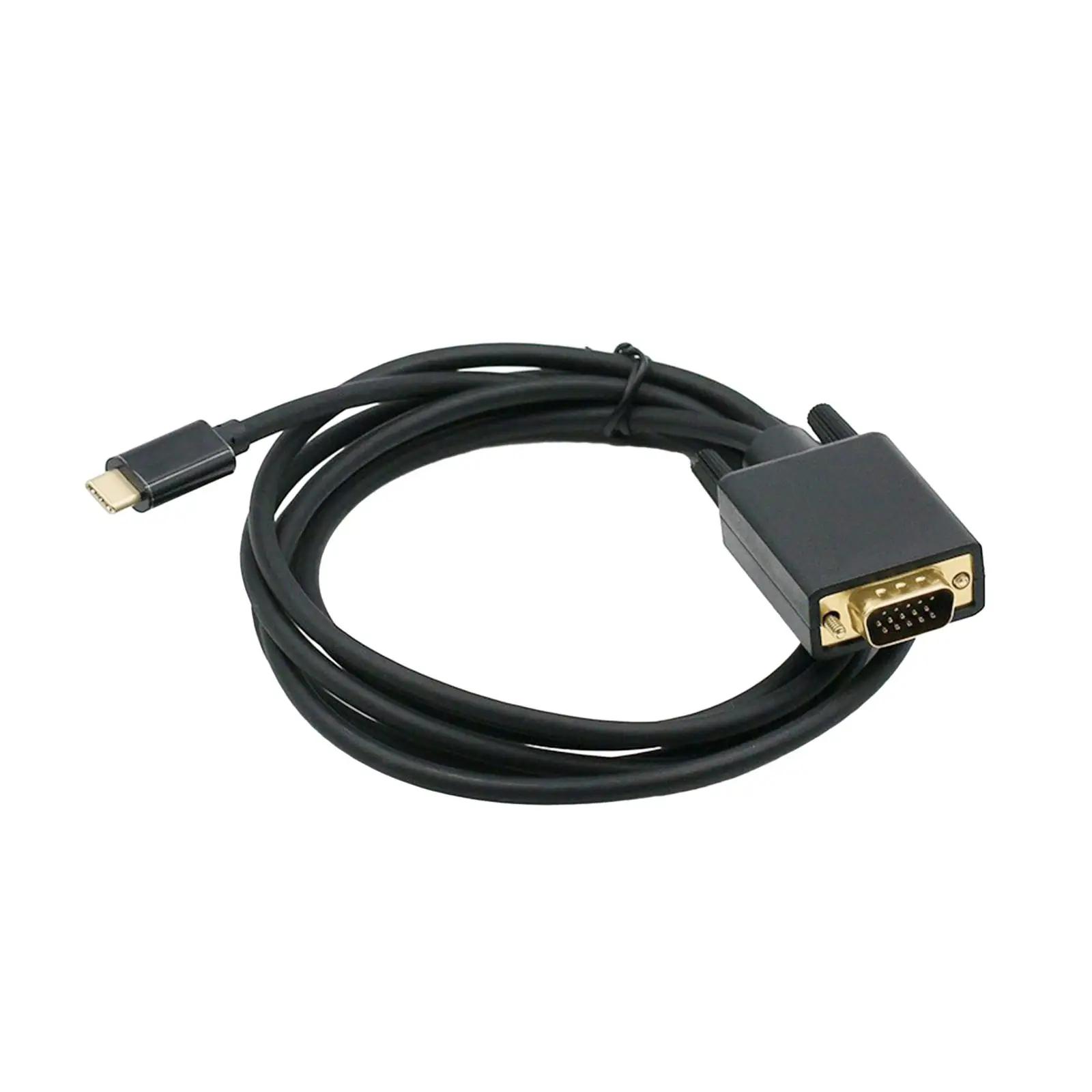 USB C to VGA ̺ Ʈ ,  ȸ,  ǻ ÷  ÷, USB C Ÿ to VGA 1.8M  ̺